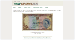 Desktop Screenshot of africanbanknotes.com