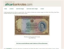 Tablet Screenshot of africanbanknotes.com